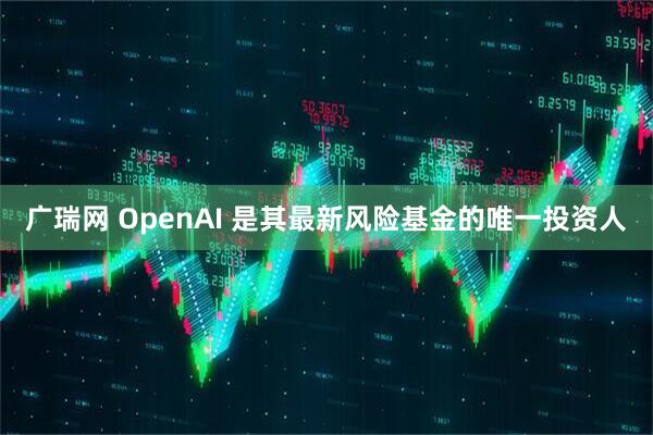 广瑞网 OpenAI 是其最新风险基金的唯一投资人